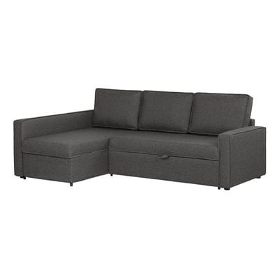 Galaxy Design Devan Sofa Cum Bed With Cushions Dark Grey Color -210D x 160W 95H Model GDF-D07.