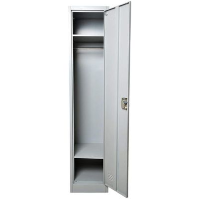 Galaxy Design One Door Steel Cabinet Grey 190x45x45 cm - GDF-1T