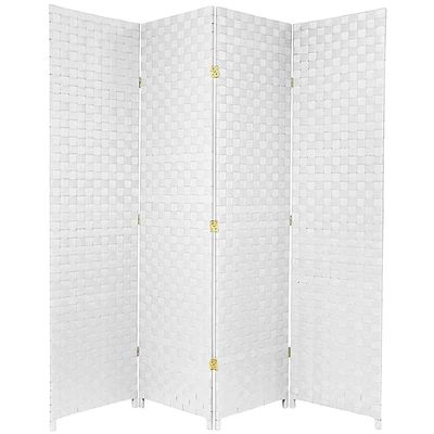 Wu-Xi Room Divider,Partition 4 Doors- Full White