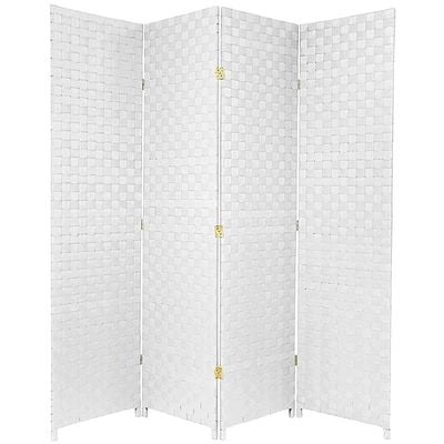 Wu-Xi Room Divider,Partition 4 Doors- Full White