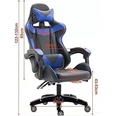 High Back Gaming Office Chair - Blue/Black