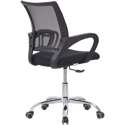 Mesh Executive Office Chair Ergonomic Adjustable Height Mid-Back Black KMC7825