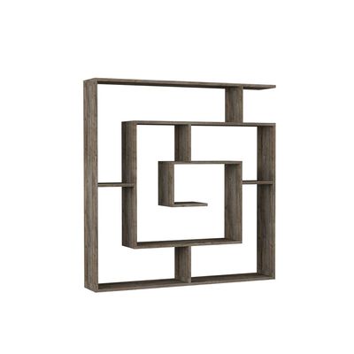 Mourah Labirent Bookcase - Dark Brown - 2 Years Warranty