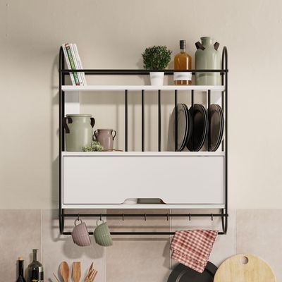 Holi Kitchen Shelf - White - 2 Years Warranty