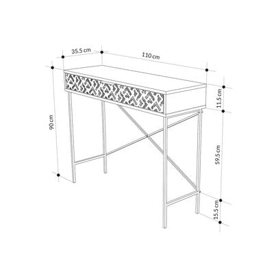 Mourah Heaton Console Remastered - Oak - 2 Years Warranty