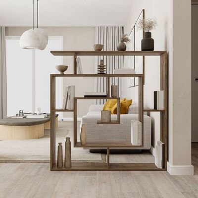 Mourah Labirent Bookcase - Brown - 2 Years Warranty