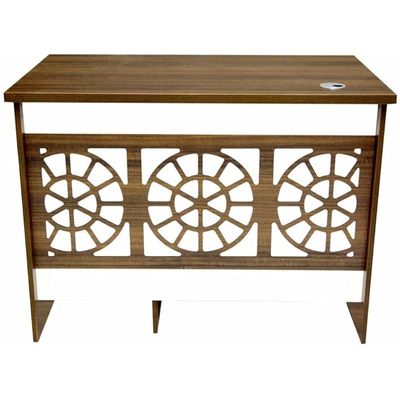 Executive Office Wood Desk Brown & White