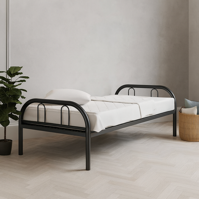 Steel Bed Size 90x190 Centimeters
