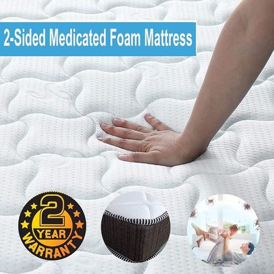 Orthomedical Plus Comfopedic Series Premium (Medium Firm Feel) Mattress 2-Years Warranty Thickness 15cm Size (USA - Full/UK - Double 135 x 190cm)