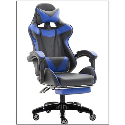 Gaming Chair Ergonomic Executive PUBG-3D 360Â° Rolling Swivel Reclining Computer Chair PU Leather Adjustable Height with Headrest Pillow Cushion & Lumber Support Back, Premium Foam KC376