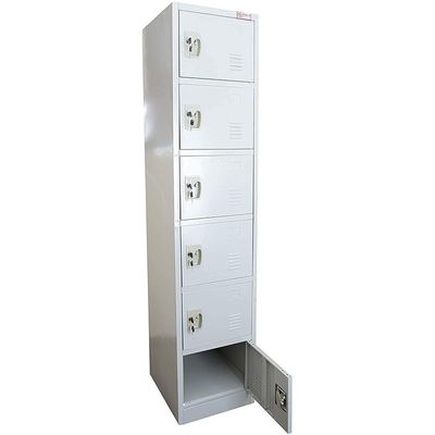 Steel Locker Cabinet 6-Door File Storage Box Locker with Keys for Home, Office, School, Halls, Workplaces, Hospitals, Gyms, Factories, Bank, Money Locker Cabinet - KL858