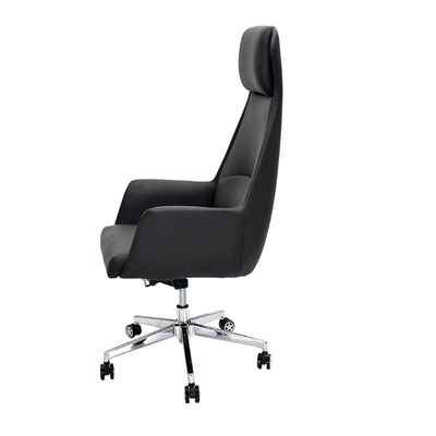 Boss Executive Office Chair Steel Structure, PU Leather 360Â° Swivel Desk Gaming Chair High Back & Adjustable Height Computer Table Chair, Soft Foam Gaming Study Chair Lumbar Support  KC86