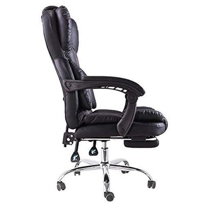 Boss Executive Office Chair Steel Structure, PU Leather 360Â° Swivel Desk Gaming Chair High Back & Adjustable Height Computer Table Chair, Soft Foam Gaming Study Chair Lumbar Support â€“ KC64