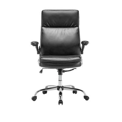 Boss Executive Office Chair Steel Structure, PU Leather 360Â° Swivel Desk Gaming Chair High Back & Adjustable Height Computer Table Chair, Soft Foam Gaming Study Chair Lumbar Support  KC99