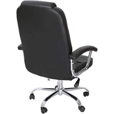 Boss Executive Office Chair Steel Structure, PU Leather 360Â° Swivel Desk Gaming Chair High Back & Adjustable Height Computer Table Chair, Soft Foam Gaming Study Chair Lumbar Support  KC105