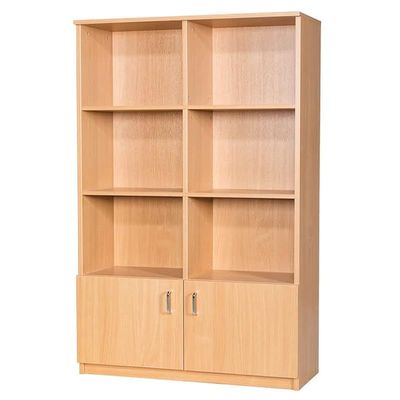 Book Shelf Wooden Bookcase File Rack Storage for Home, Office, School, Library, Study Room, Living Room, Bedroom - Model KBS34