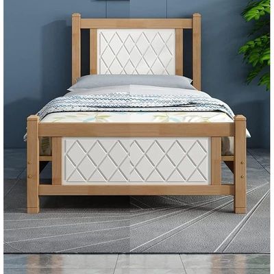 Modern & Sublime Design Fully Wooden Single Bed 90x190 cm HS-102-90