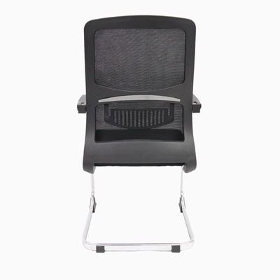 Mesh Guest Chair For Visitors With Mesh Upholstery and Breathable Fabric, Comfortable Mesh Ergonomic Modern Furniture for Visitors Meeting Groups (Black)&nbsp;K-6738