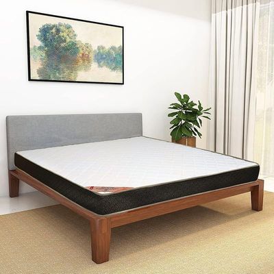 Home Supreme Latex Natural (Medium Firm Feel) Posture Correction, Turn-Free Mattress with 2 Free Pillows | 5 Years Warranty | Thickness 20cm (Short King - W150 x L190cm)