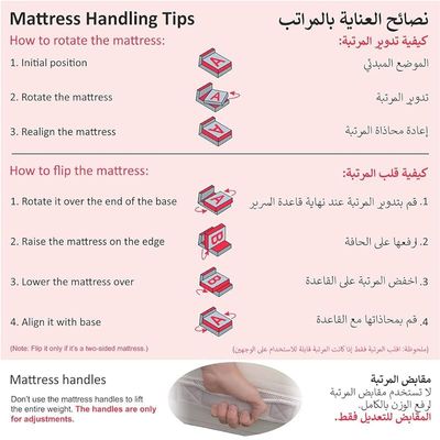 Home K-Ortho Relax Medical Rebonded Foam Mattress (Medium Firm Feel) Reversible Mattress | 5 Years Warranty (Short Super King - W180 x L190cm, 20)