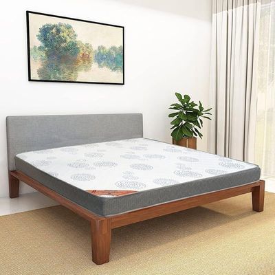 Home K-Ortho Premium Medical Rebonded Foam Mattress (Extra Firm Feel) Reversible Mattress | Premium Knitted Fabric | 5 Years Warranty (UK Single - W90 x L190cm, 18)