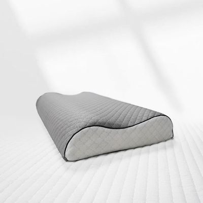 RestAura Memory Foam Pillow  - Grey (40 x 70 x 11/13 cm) 