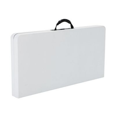 Lifetime 37 Inch Square, Fold In Half Table, Light Commercial, White Granite Colour, LFT-80100