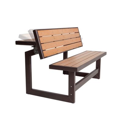 Lifetime, Convertible Bench, 55.5", 2 year limited warranty, Colour Light Brown