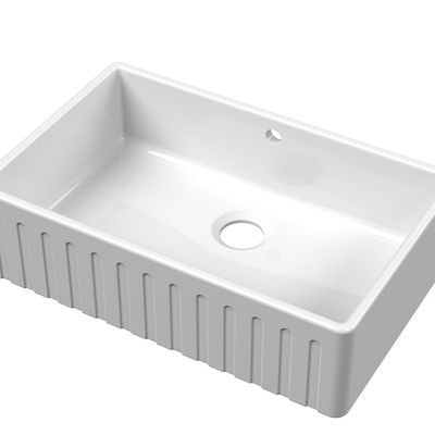 Butler Sink Fluted with Overflow 795x500x220