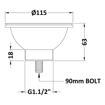 Strainer Waste with Pull Out Basket