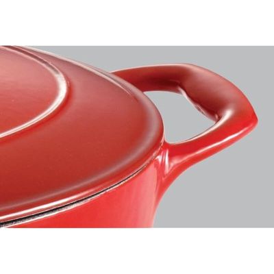 Tramontina Enameled Cast Iron Dutch Oven | 7 Quart Capacity Non-stick Dutch Oven Pot With Lid | Red.