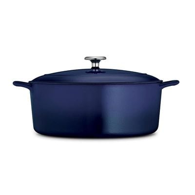 Tramontina Enameled Cast Iron Dutch Oven | 7 Quart Capacity Non-stick Dutch Oven Pot With Lid | Blue.