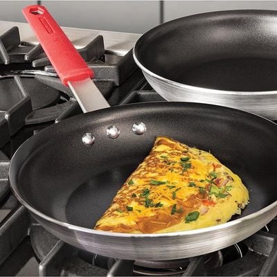 Tramontina Professional 25cm Aluminum Frying Pan with Starflon Premium Interior PFOA Free Nonstick Coating and Brushed Exterior Finish