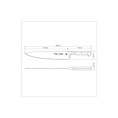 Tramontina Best Knife For Chef 10 Inches Stainless Steel Din 1.4110 Longlasting Blade With Thermal Treatment Handle