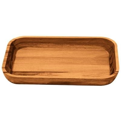 Tramontina 40x25cm Muiracatiara Wood Rectangular Barbecue Serving Dish with Varnish Finish