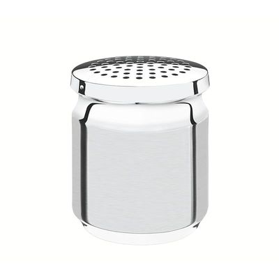 Tramontina Utility Stainless Steel Grated Cheese Container with Plastic Lid