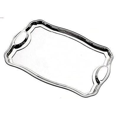 Tramontina Classic 49x34cm Rectangular Stainless Steel Tray with Handles