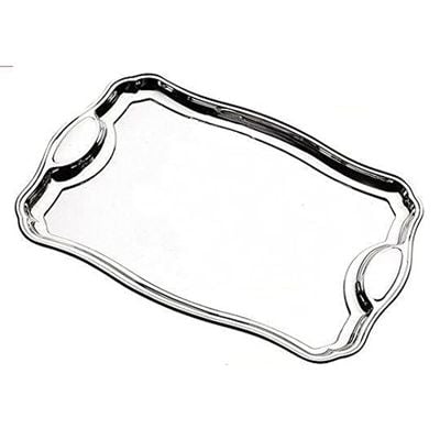 Tramontina Classic 42x29cm Rectangular Stainless Steel Tray with Handles