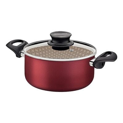 Tramontina Nonstick Casserole Pot 26cm - Paris Line | High capacity Starflon coated aluminium casserole dish 6.30 Litres.