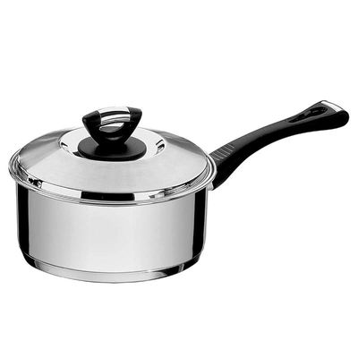 Tramontina Solar Bakelite 20cm 2.9L Stainless Steel Saucepan with Tri-ply Bottom