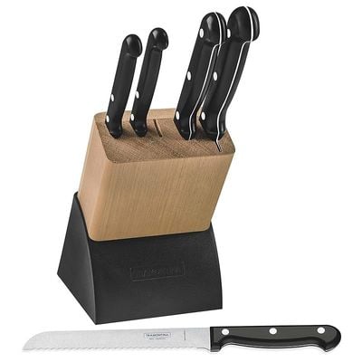 Tramontina 23899/077 7 Pc. Knives Block, Wood