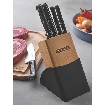 Tramontina 23899/077 7 Pc. Knives Block, Wood