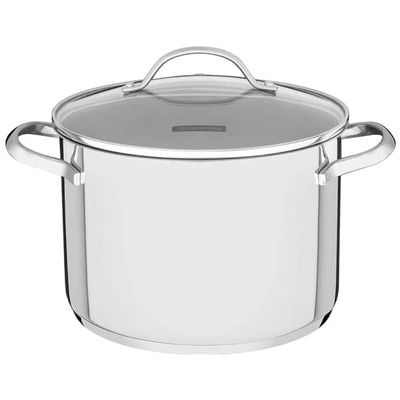 Tramontina Una 20cm 4.6L Stainless Steel Stock Pot with Tri-ply Bottom