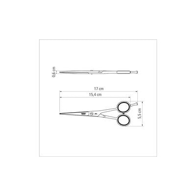 Tramontina Professional 6 Inches Stainless Steel Hair Shears with Laser-cut Edge