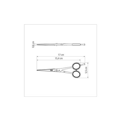 Tramontina Professional 6 Inches Stainless Steel Hair Shears with Laser-cut Edge