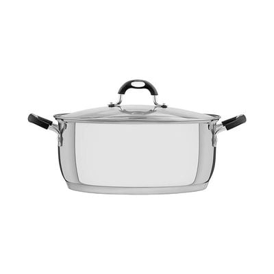 Tramontina Nonstick Casserole Pot 28cm | High capacity Starflon, Pots &amp; Pans Set, coated aluminium casserole dish, kitchen cookware sets nonstick