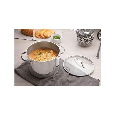 Tramontina 7 Piece Cookware Set | cookware, frying pan, pots and pans, kitchen cookware, Stainless Steel Glass Lids
