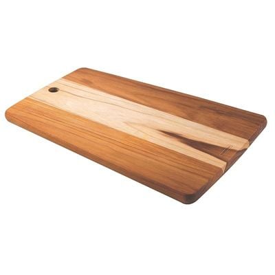 Tramontina Kitchen 40x27cm Teak Wood Rectangular Cutting Board with Vegetable Oil Finish