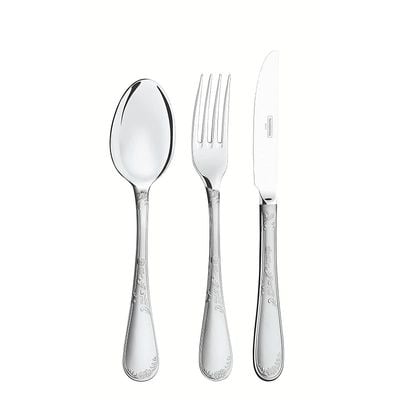 Tramontina Renascenca 76 Pieces Stainless Steel Flatware Set with High Gloss and Matte Finish and Wood Case