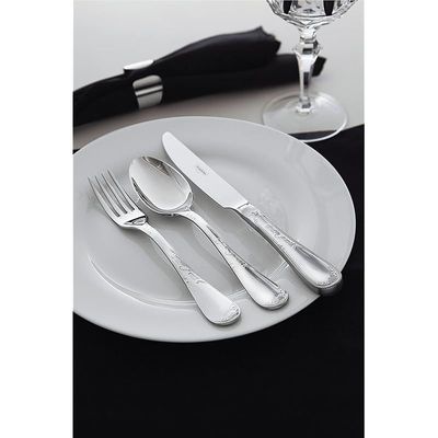 Tramontina Renascenca 76 Pieces Stainless Steel Flatware Set with High Gloss and Matte Finish and Wood Case